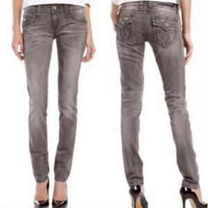 Rock Revival Celine Straight Jeans Gray  28
